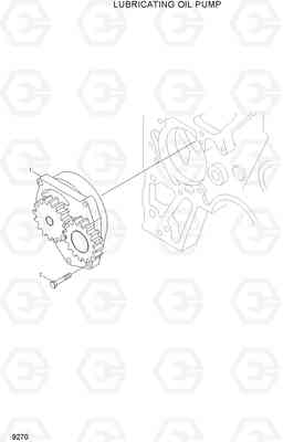 9270 LUBRICATING OIL PUMP R360LC-7, Hyundai