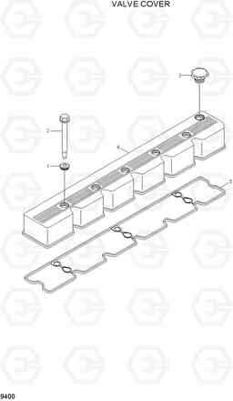 9400 VALVE COVER R360LC-7, Hyundai