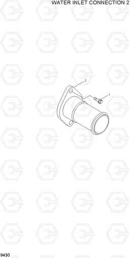 9430 WATER INLET CONNECTION 2 R360LC-7, Hyundai