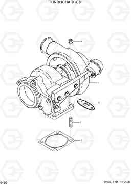 9490 TURBOCHARGER R360LC-7, Hyundai