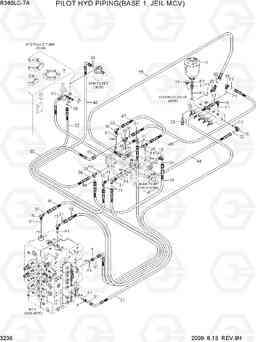 3235 PILOT HYD PIP(BASE 1,MCV TYPE3,#0443-) R360LC-7A, Hyundai