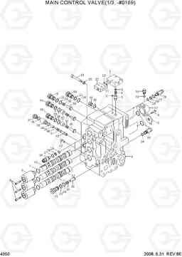 4050 MAIN CONTROL VALVE(1/3, TYPE 1, -#0169) R360LC-7A, Hyundai