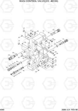 4060 MAIN CONTROL VALVE(2/3, TYPE 1, -#0169) R360LC-7A, Hyundai