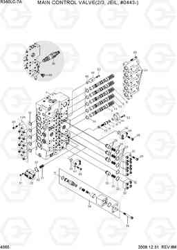 4065 MAIN CONTROL VALVE(2/3, TYPE 3, #0443-) R360LC-7A, Hyundai