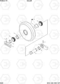 5040 IDLER R360LC-7A, Hyundai