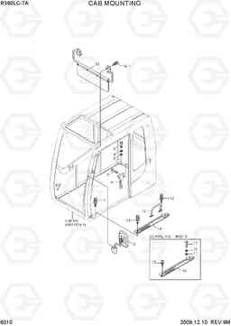 6010 CAB MOUNTING R360LC-7A, Hyundai