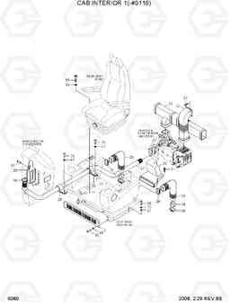 6080 CAB INTERIOR 1(-#0116) R360LC-7A, Hyundai