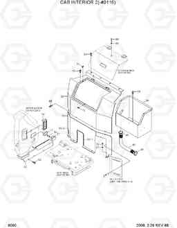 6090 CAB INTERIOR 2(-#0116) R360LC-7A, Hyundai