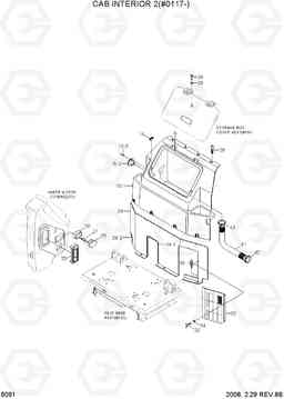 6091 CAB INTERIOR 2(#0117-) R360LC-7A, Hyundai