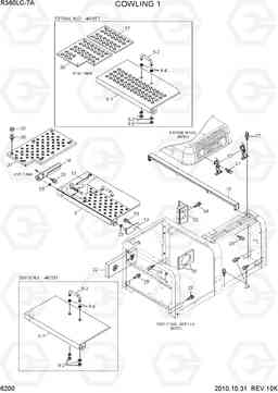 6200 COWLING 1 R360LC-7A, Hyundai