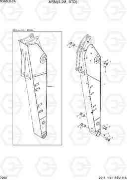 7200 ARM(3.2M, STD) R360LC-7A, Hyundai