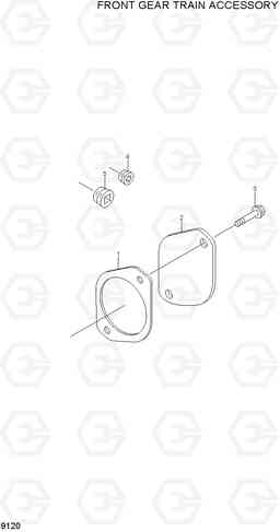 9120 FRONT GEAR TRAIN ACCESSORY R360LC-7A, Hyundai