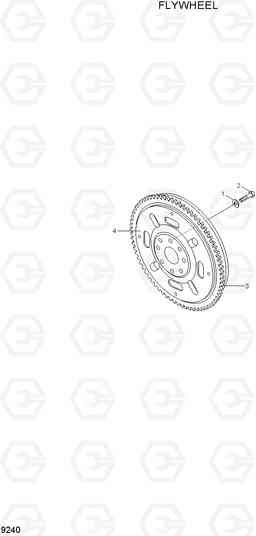 9240 FLYWHEEL R360LC-7A, Hyundai