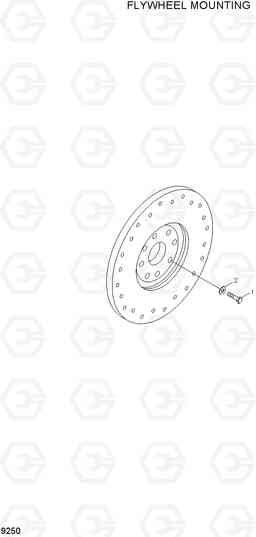 9250 FLYWHEEL MOUNTING R360LC-7A, Hyundai