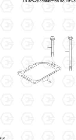 9290 AIR INTAKE CONNECTION MOUNTING R360LC-7A, Hyundai