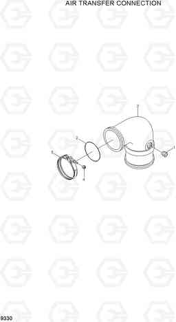 9330 AIR TRANSFER CONNECTION R360LC-7A, Hyundai