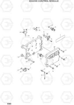 9390 ENGINE CONTROL MODULE R360LC-7A, Hyundai