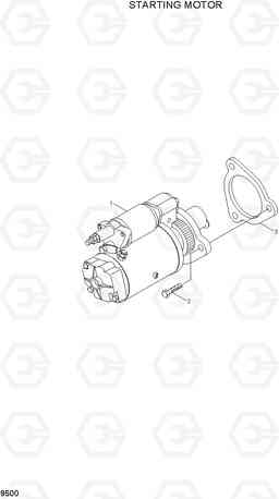 9500 STARTING MOTOR R360LC-7A, Hyundai