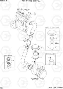 1030 AIR INTAKE SYSTEM R380LC-9, Hyundai