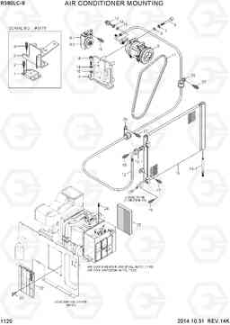 1120 AIR CONDITIONER MOUNTING R380LC-9, Hyundai