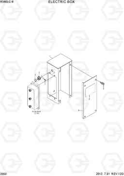 2050 ELECTRIC BOX R380LC-9, Hyundai