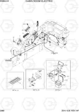 2080 CABIN ROOM ELECTRIC R380LC-9, Hyundai