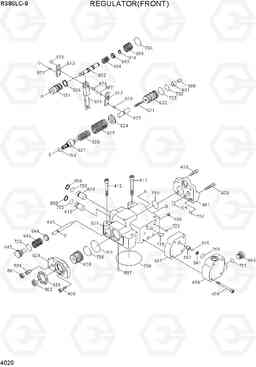 4020 REGULATOR(FRONT) R380LC-9, Hyundai