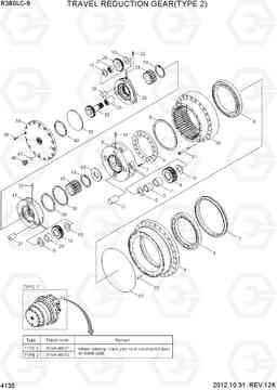 4135 TRAVEL REDUCTION GEAR(TYPE 2) R380LC-9, Hyundai