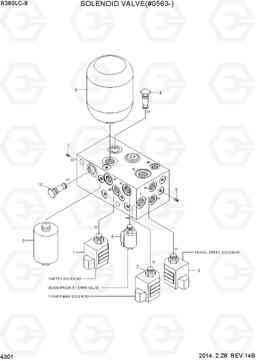 4301 SOLENOID VALVE(#0563-) R380LC-9, Hyundai