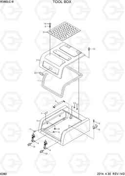 6280 TOOL BOX R380LC-9, Hyundai