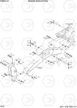 7010 BOOM MOUNTING R380LC-9, Hyundai