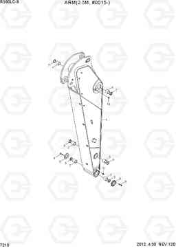 7210 ARM(2.5M, #0015-) R380LC-9, Hyundai