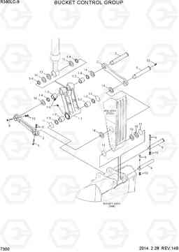 7300 BUCKET CONTROL GROUP R380LC-9, Hyundai