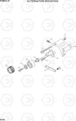 9140 ALTERNATOR MOUNTING R380LC-9, Hyundai