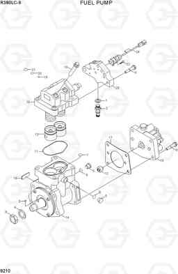 9210 FUEL PUMP R380LC-9, Hyundai