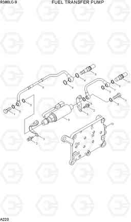 A220 FUEL TRANSFER PUMP R380LC-9, Hyundai