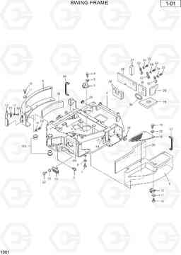 1001 SWING FRAME R36N-7, Hyundai