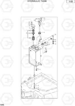 1005 HYDRAULIC TANK R36N-7, Hyundai