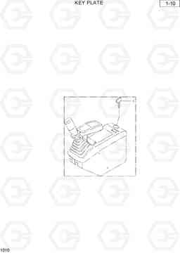 1010 KEY PLATE R36N-7, Hyundai