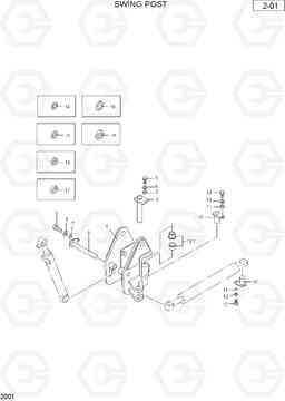 2001 SWING POST R36N-7, Hyundai