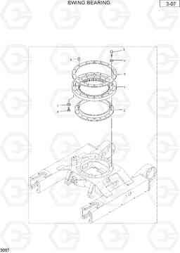 3007 SWING BEARING R36N-7, Hyundai