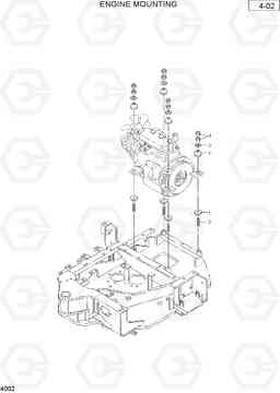 4002 ENGINE MOUNTING R36N-7, Hyundai