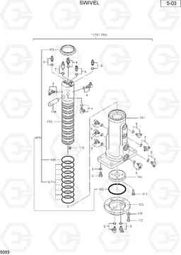 5003 SWIVEL R36N-7, Hyundai