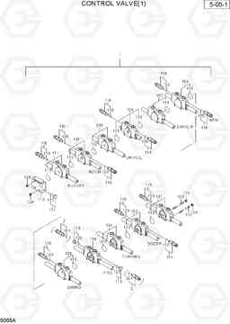 5005A CONTROL VALVE(1) R36N-7, Hyundai