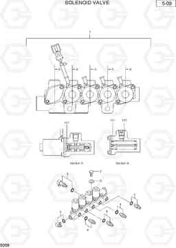 5009 SOLENOID VALVE R36N-7, Hyundai