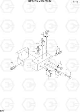 5010 RETURN MANIFOLD R36N-7, Hyundai