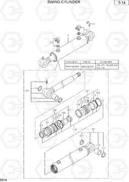 5014 SWING CYLINDER R36N-7, Hyundai