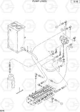 5016 PUMP LINES R36N-7, Hyundai