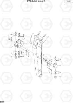 5050 PTO BALL VALVE R36N-7, Hyundai