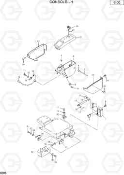 6005 CONSOLE-LH R36N-7, Hyundai